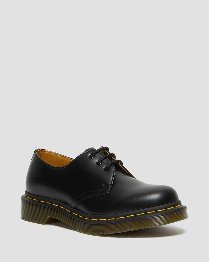 Dr. Martens 1461 Smooth Nahka Naisten Juhlakengät - Mustat Kengät [780-LGDQXV]